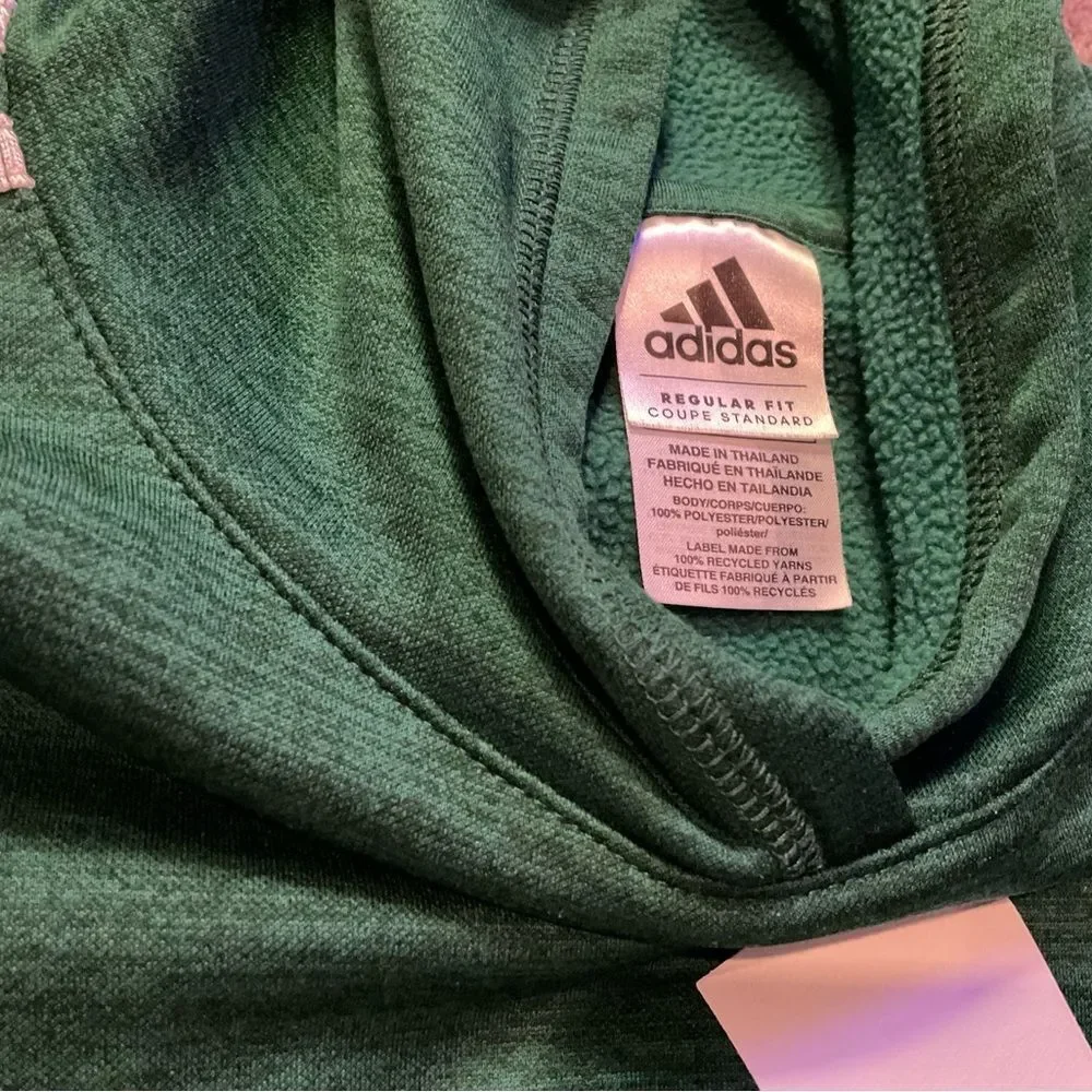 Kids Adidas Forest Green Hoodie